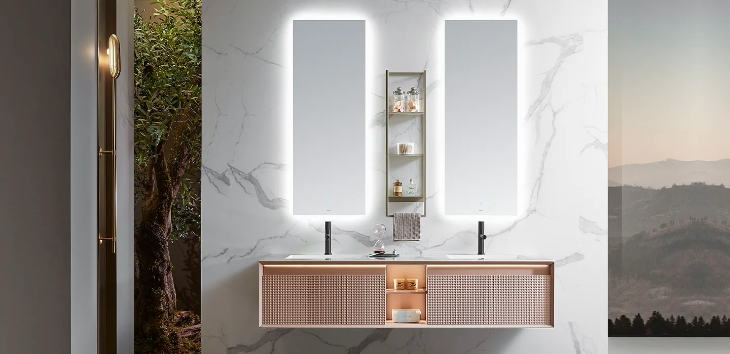 Wall hung bathroom vanity Dubai
